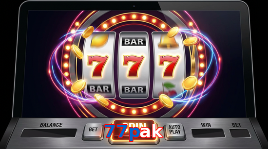 Main screen of 77Pak slots page for PK players